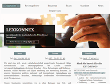 Tablet Screenshot of lexkonnex.de